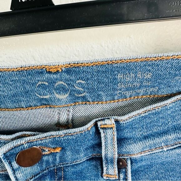 COS High Rise Skinny Cropped Jeans Size 29 - Picture 2 of 4